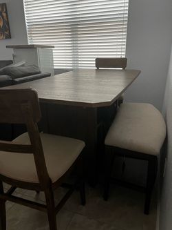 Rectangular High Top Dining Table