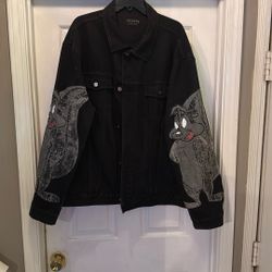 Black Denim History Jacket Crooks