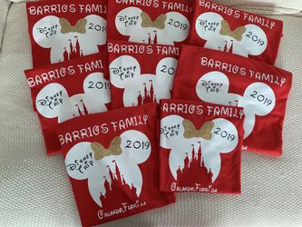 Family vacations shirts Disney and many more / Camisas personalizadas