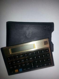 HP financial calculator 12C