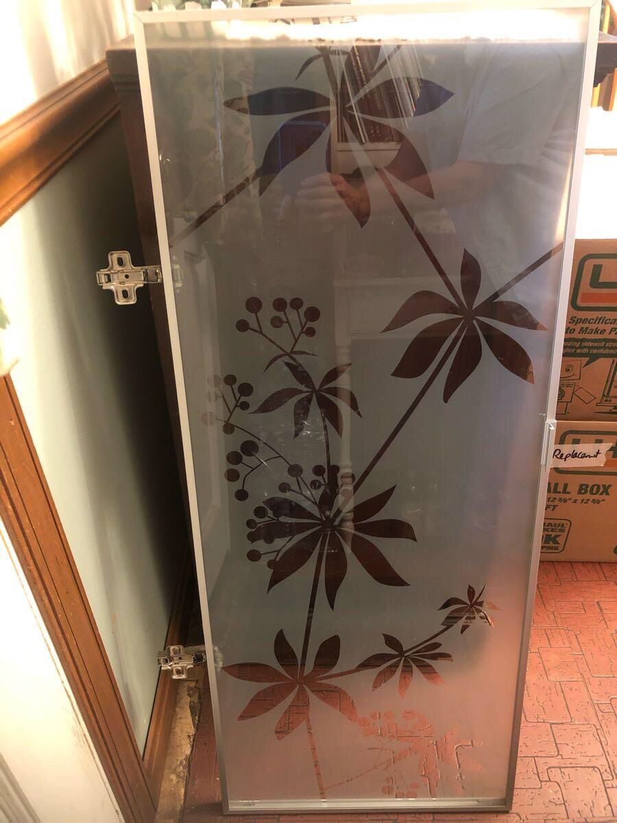 FOUR IKEA Billy Morebo / Nyckelby #18859 Glass Doors - Set of Four ( 4 )