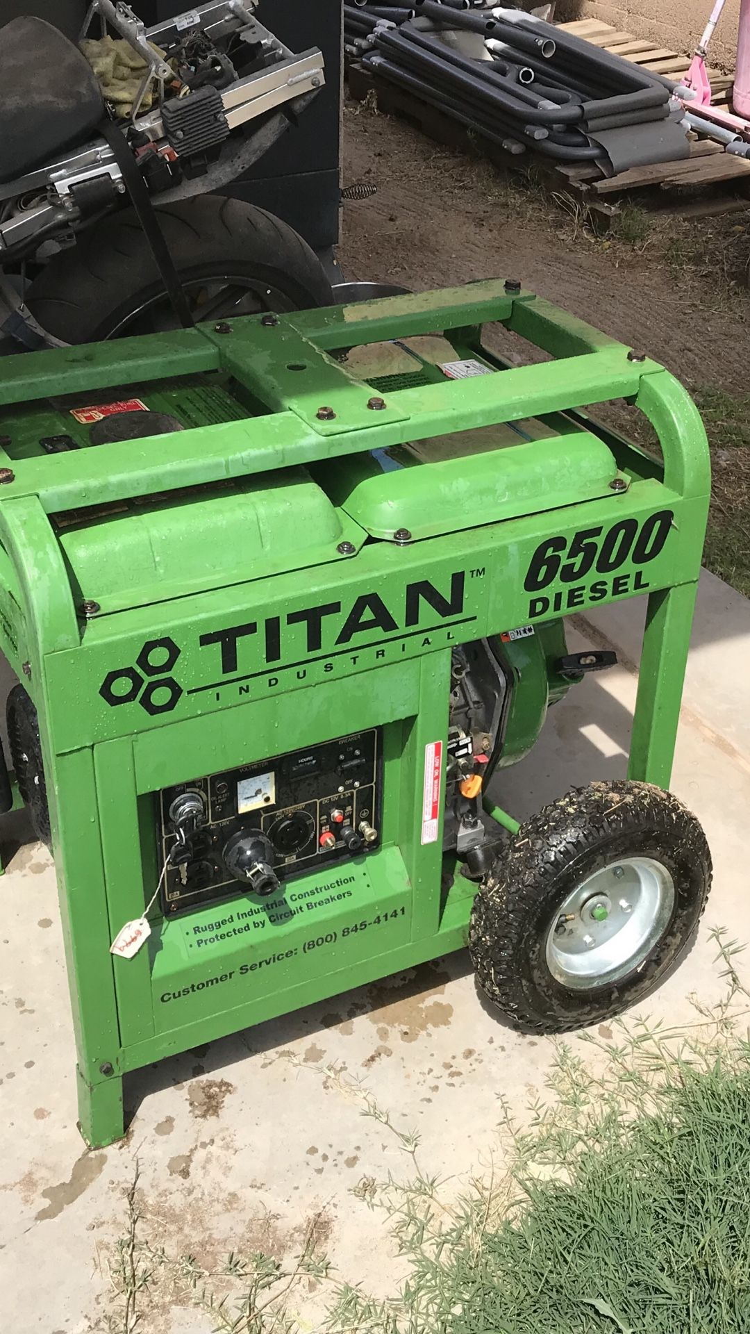 Titan 6500 diesel generator