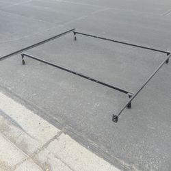 King Size Black Metal Bed Frame 76.5” x 70.5”