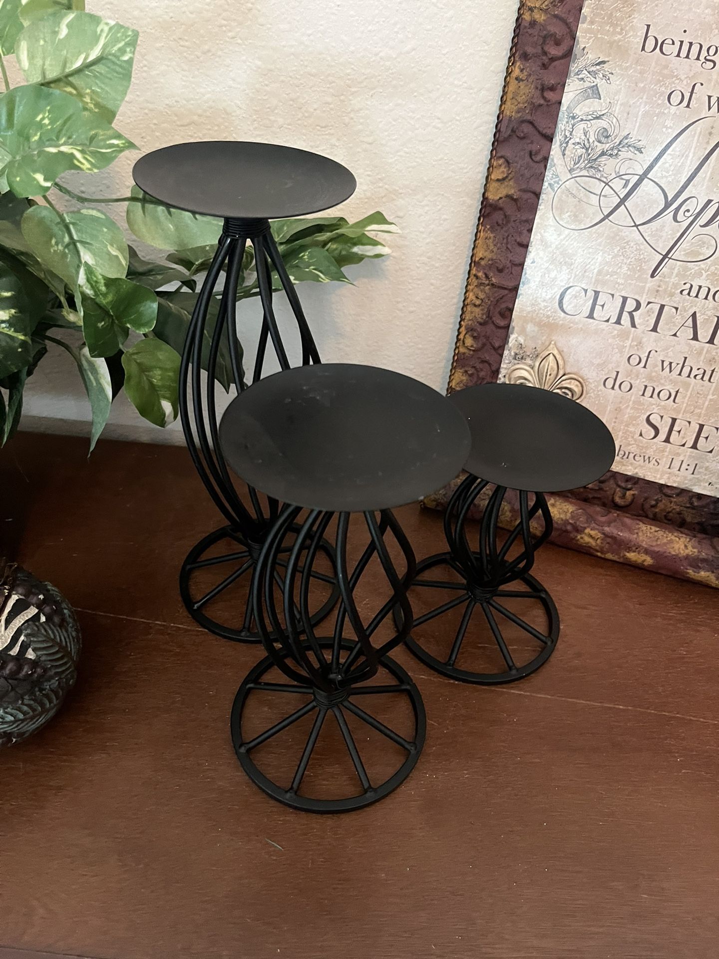 Candle Holder Trio $18 Katy Or Conroe