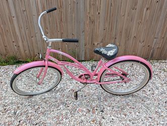Electra Hawaii Beach Cruiser Bicycle with Floral Detail