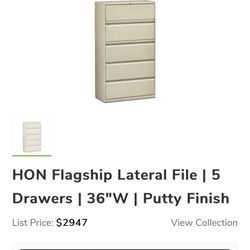 HON - ProSeries Large File Cabinet 