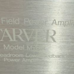 Carver Model M-1.5t Power Amplifier