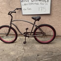 Bike 3 Speed Firmstrong Bicicleta