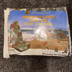 Hawaiian Print Seat Covers