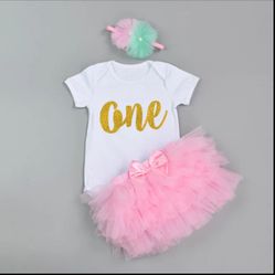 Baby First Birthday Tutu set