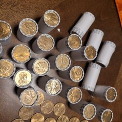 $1.00 Sacagawea/presidential Golden Dollar Coins