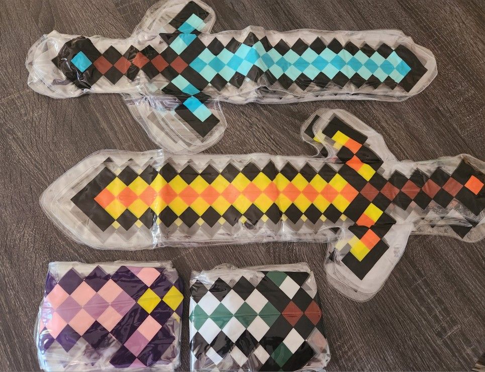 Minecraft party favor swords $12