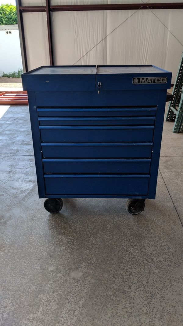 Matco 6 drawer rolling mechanics tool box/ tool cart for Sale in