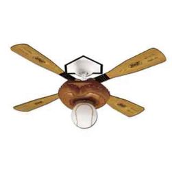 Baseball ceiling fan and light