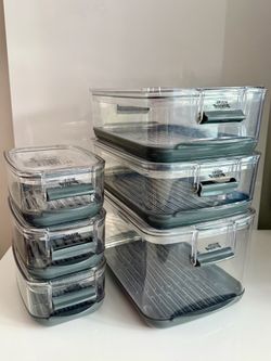 ProKeeper Food Storage Containers, 6-piece Set