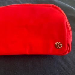 Red Lululemon Belt Bag