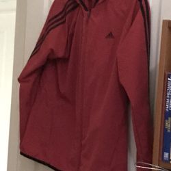Adidas Hoodie Large Red