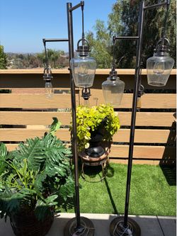 2 Industrial lamp floor 20 each