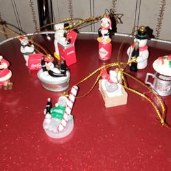Coca-Cola Christmas Mini Ornament Set