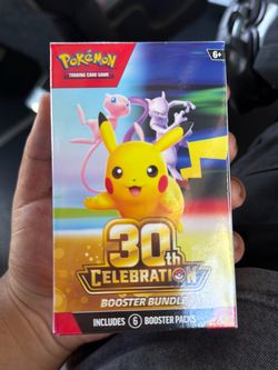 Pokemon TCG Booster Bundle 30th Celebration Anniversary