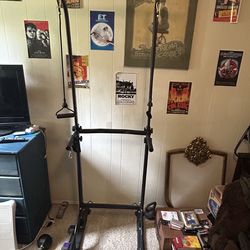 Power Tower Exercise Dip Station and Pull-up Bar