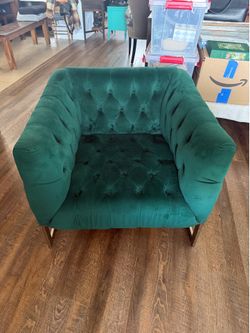 Velvet chair