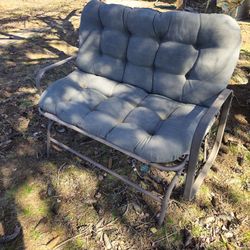 Prices firm.. gliding garden bench