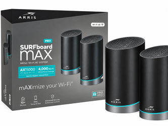ARRIS SURFboard mAX Pro AX11000 Tri-Band Mesh Wi-Fi 6 System – 2-Pack