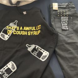 Ksubi Jeans And Cough Syrup Shirt