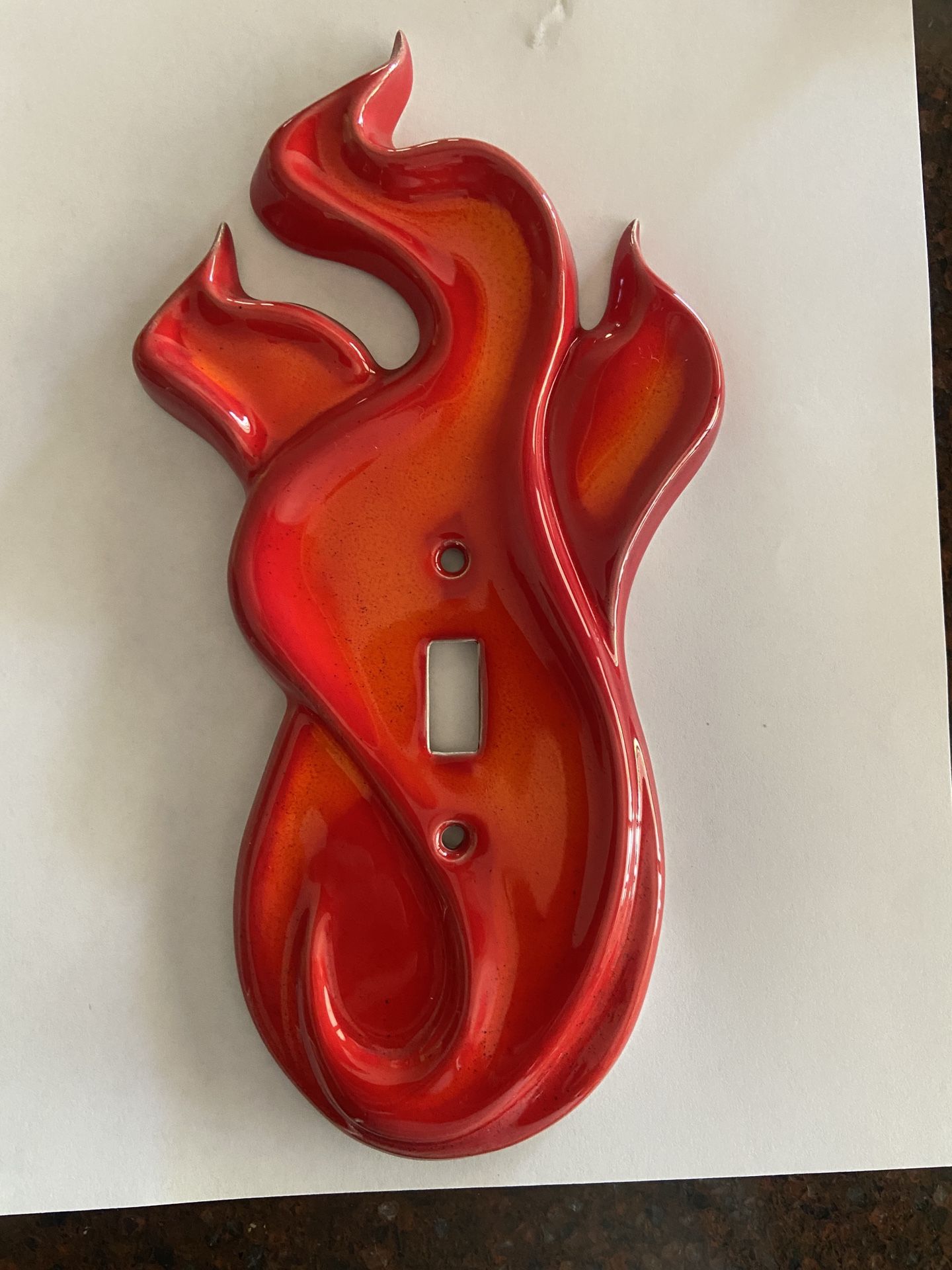Flame Light Switch Cover 