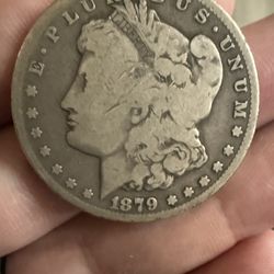 1879 CC Morgan Silver Dollar 