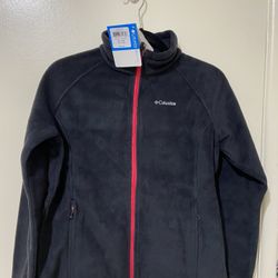 Columbia Three Lakes Full Fleece Jacket girls XL (can fit women XS/Small)