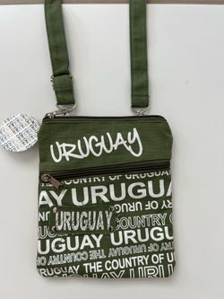 NWT Hand Made Uruguay Crossbody Bag