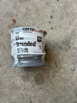 Thhn 10AWG  stranded  100 ft  $40 ich