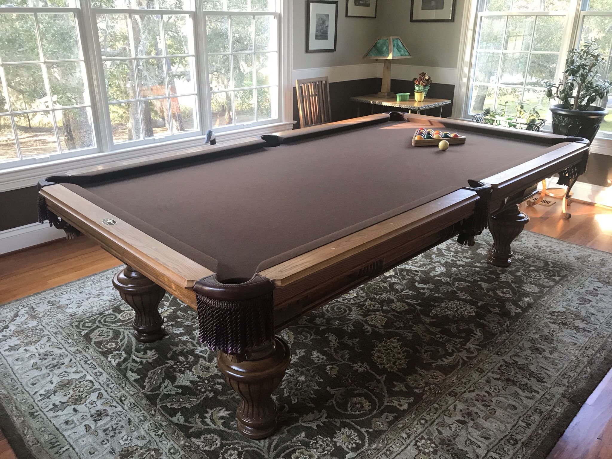 Peter Vitalie 8ft Nonpareil Ash Pool Table, 1 Owner, Great Condition