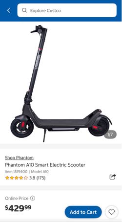 Electric scooter e-scooter