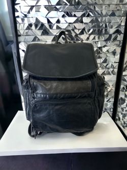 Black Leather Wilson Bag