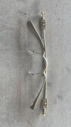 Rimless Gold Frame Reading Glasses