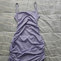 Purple Body Con Dress