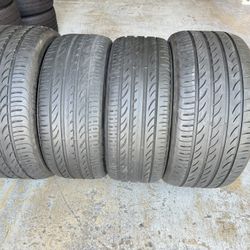Set Of Four 245/30/22 And 305/30/22 Pirelli P Zero Nero With 70-75% Left Great  Deal Rare Set 