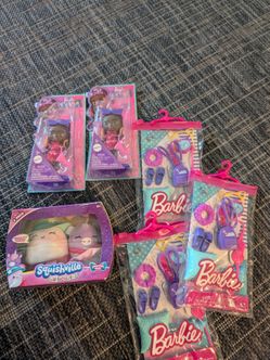 Barbie  packs and mini extra doll