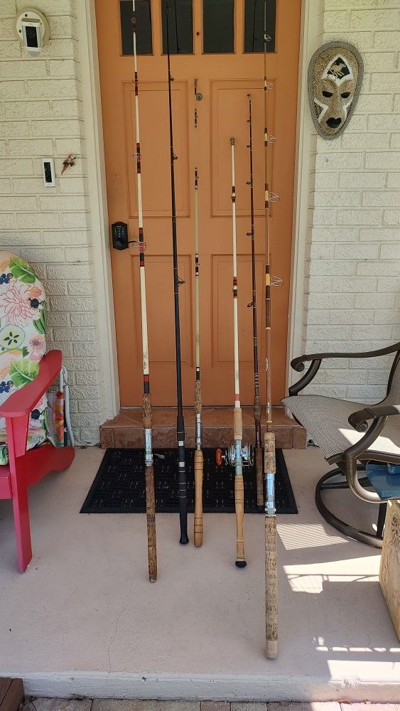 Fishing Gear Poles Rods, & One Penn Reel Package Deal