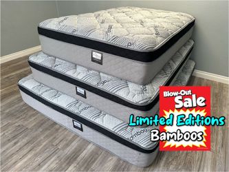 Full Bamboo Plush Comfort Europillow Top 12inch Matres!