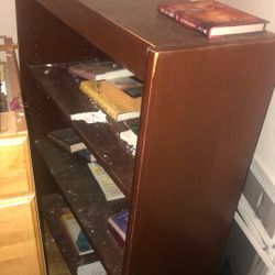 Free Solid Wood Bookcase - Needs Touch Ups 