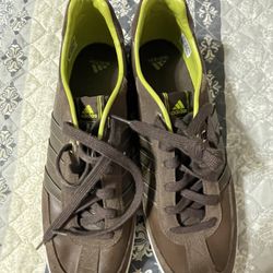 Adidas Sneakers Men's brown green Low Top Lace Up Shoes US Size 13