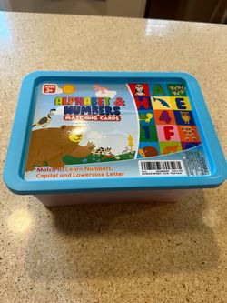 Montessori Alphabet Flash Cards - Toddler Preschool Activities Learning Toys ABC Wooden Letters NEW