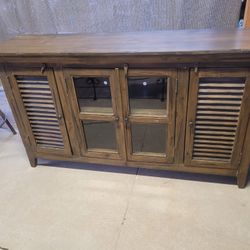 Wooden Tv Stand 65x18 H36