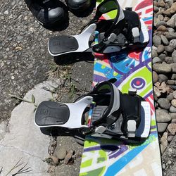 Rossignol Scan 90cm Kids Snowboard with Flow Bindings & Boa Boots