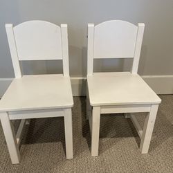 2 Of IKEA Kids Chair White