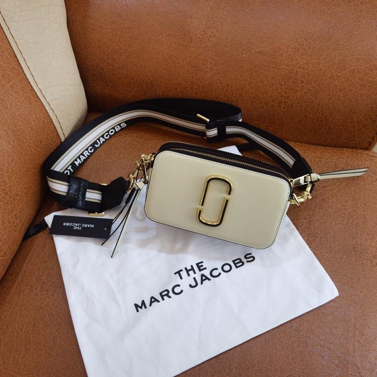Marc Jacobs The Snapshot Crossbody Bag Cloud White Multi